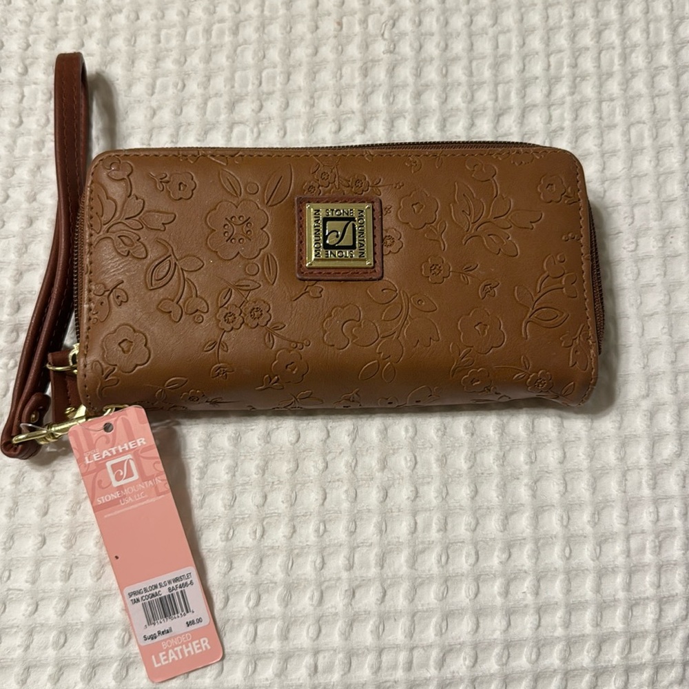 Nice brown wallet, new with tags